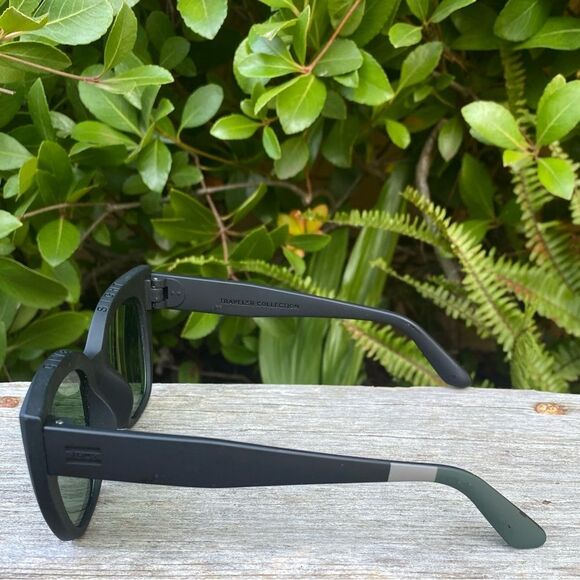 TOMS Women's Traveler Collection Black Matte Sydney Cat-Eye Sunglasses Retro - Picture 5 of 9
